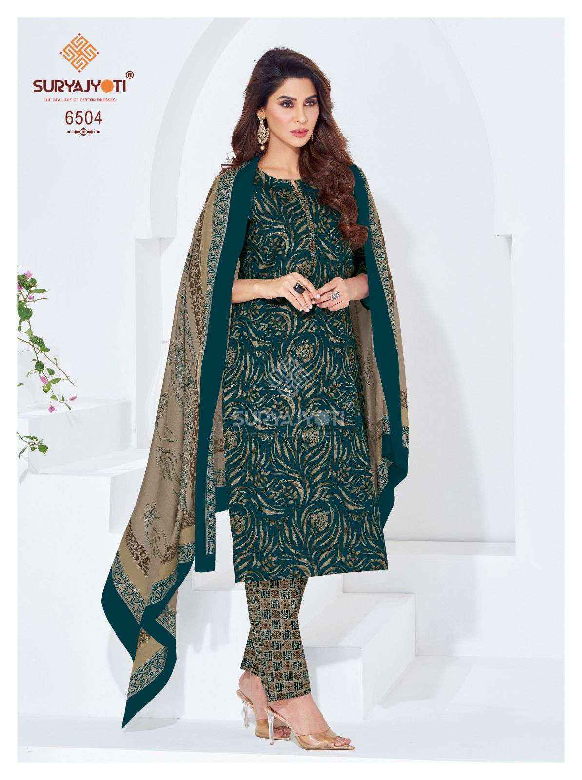 Suryajyoti Trendy Cotton Vol-65 Cotton Dress Material (20 pcs Catalogue)