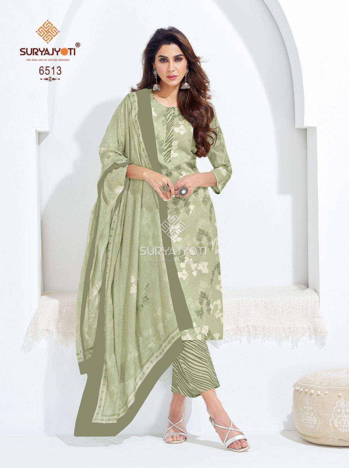 Suryajyoti Trendy Cotton Vol-65 Cotton Dress Material (20 pcs Catalogue)