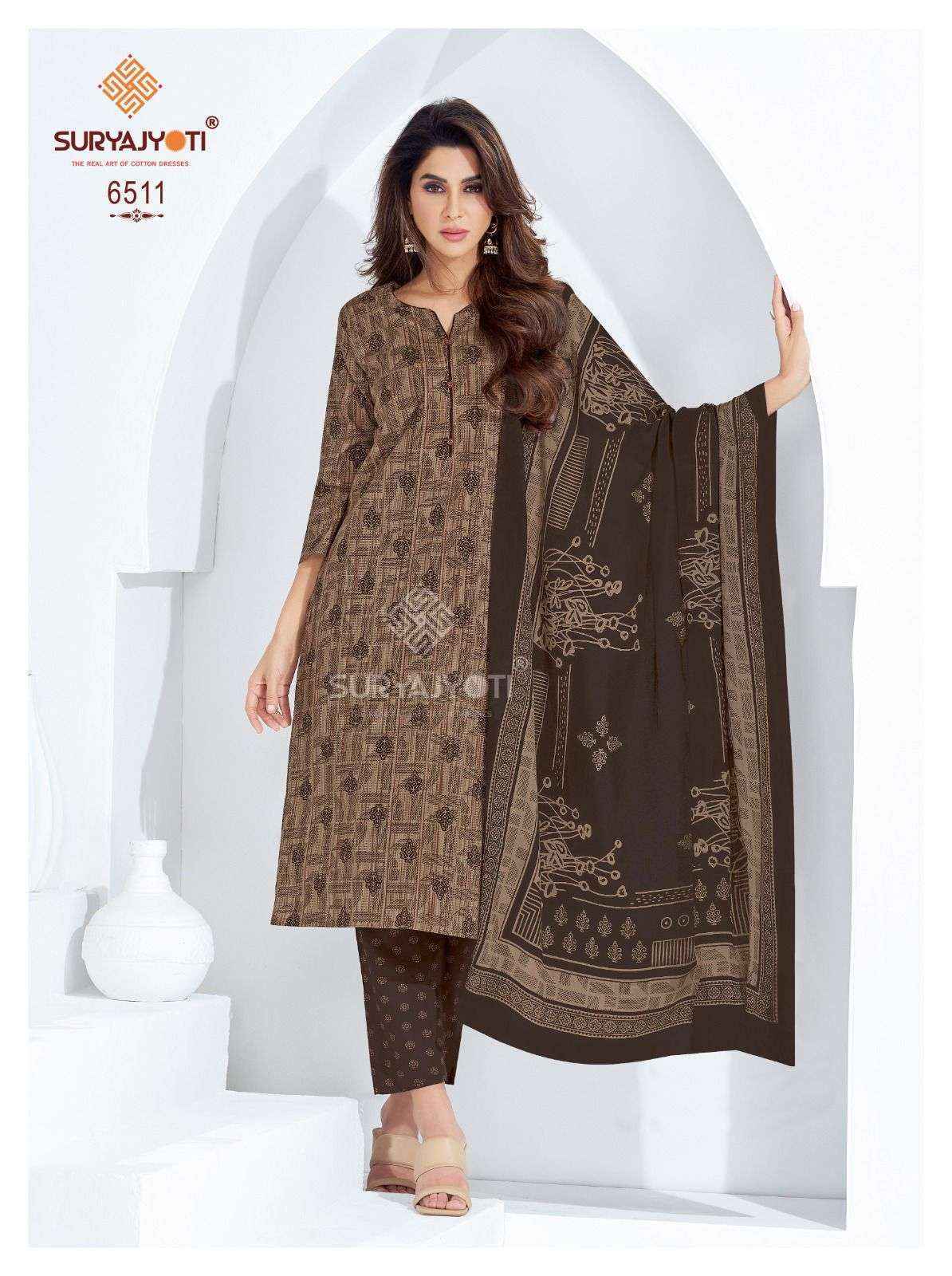 Suryajyoti Trendy Cotton Vol-65 Cotton Dress Material (20 pcs Catalogue)