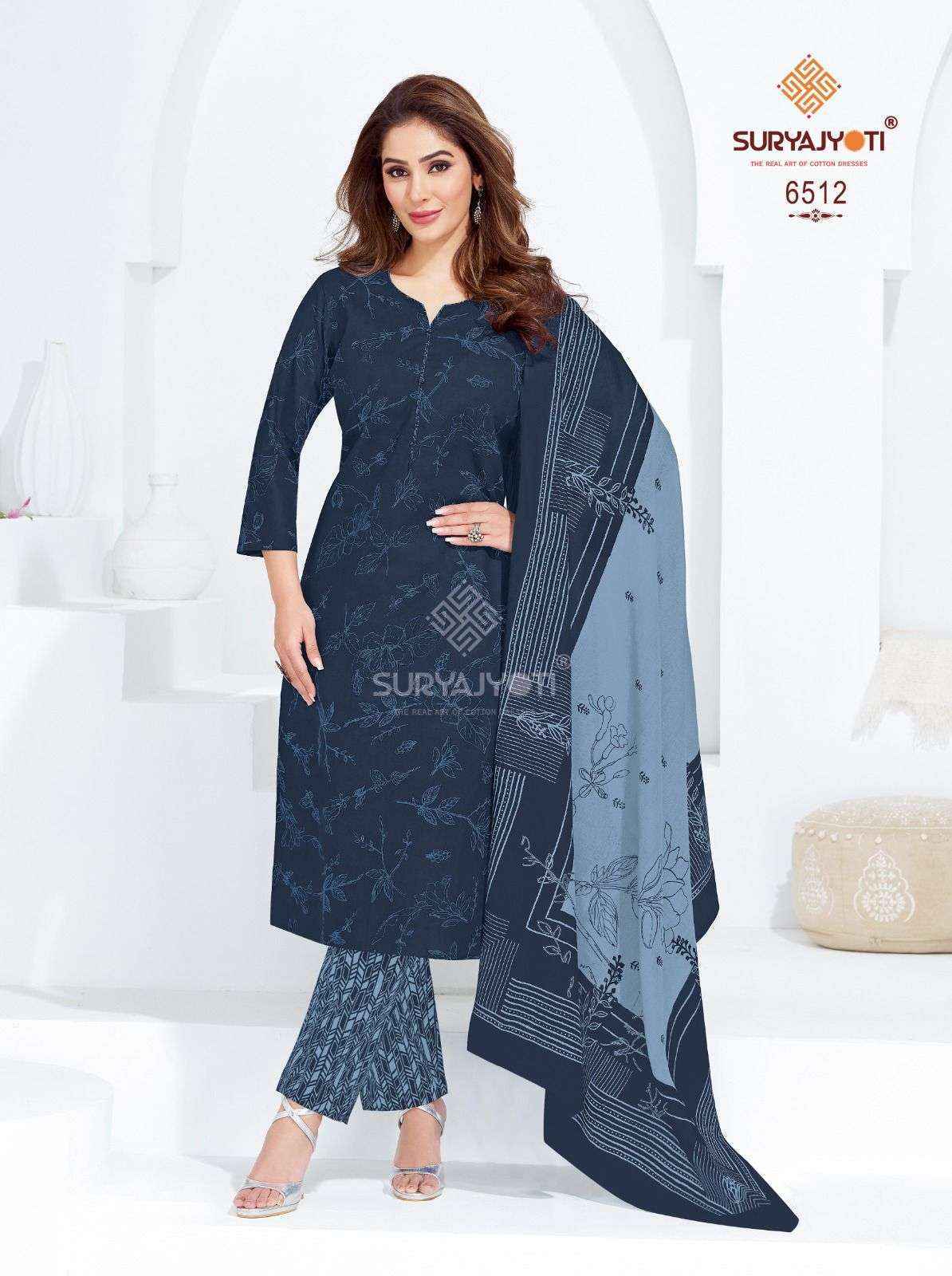 Suryajyoti Trendy Cotton Vol-65 Cotton Dress Material (20 pcs Catalogue)