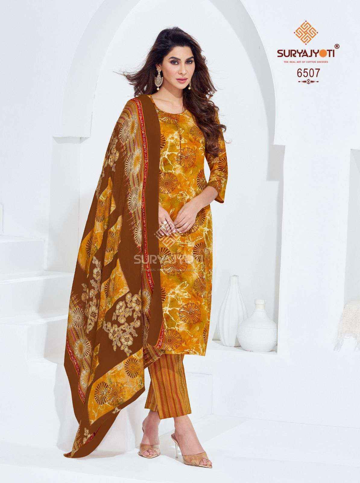 Suryajyoti Trendy Cotton Vol-65 Cotton Dress Material (20 pcs Catalogue)