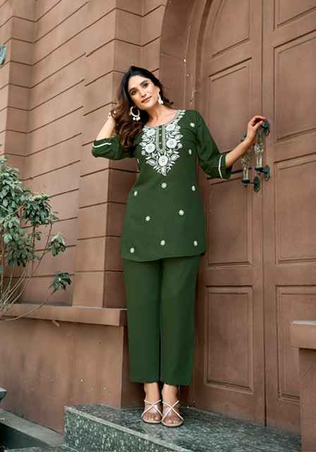 Tips & Tops Polo Rayon Co ord Set (6 pcs Catalogue)