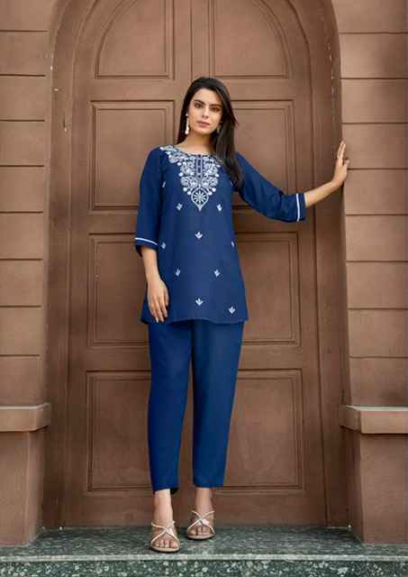 Tips & Tops Polo Rayon Co ord Set (6 pcs Catalogue)