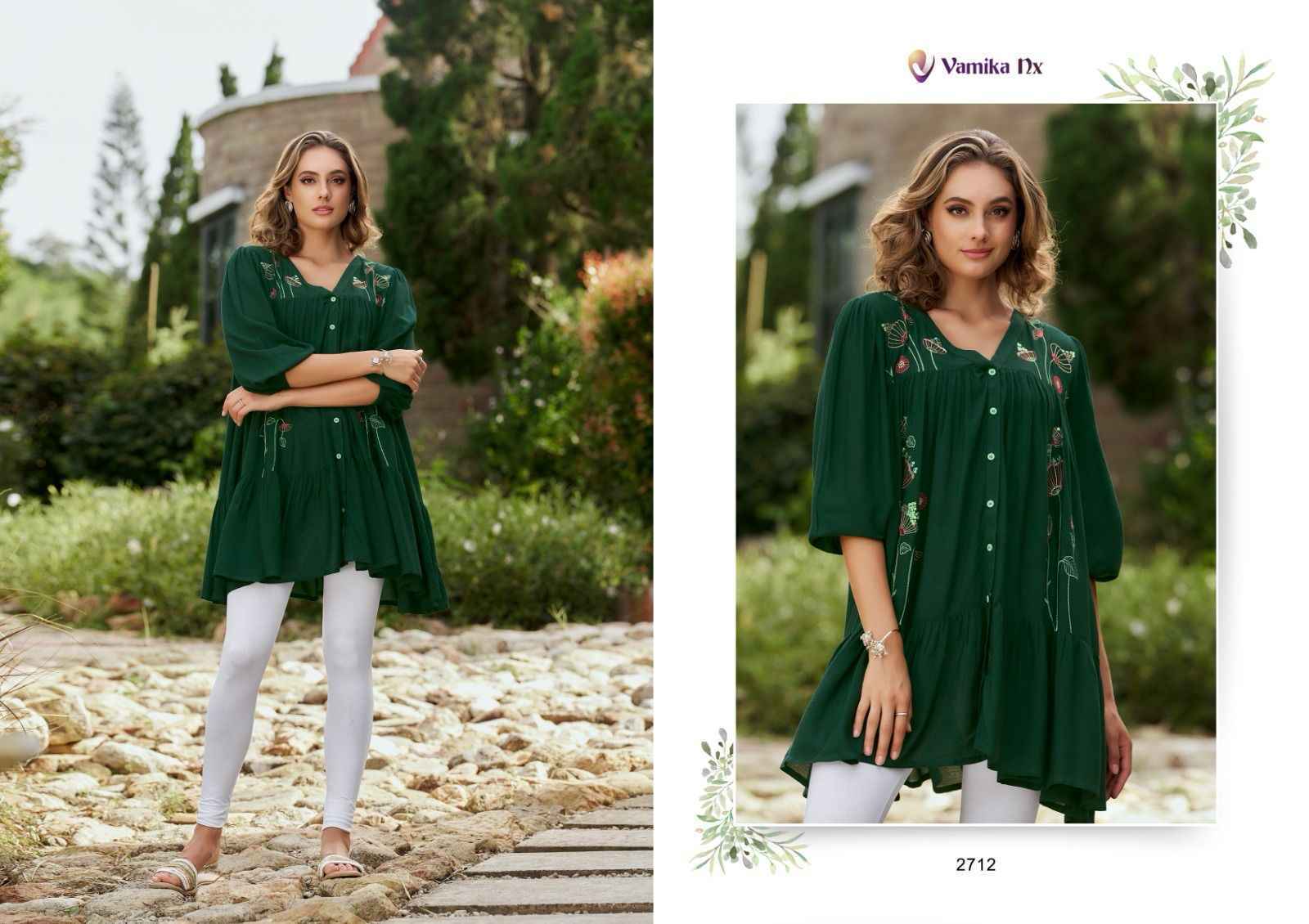 Vamika NX Rang Mahal Vol-3 Rayon Kurti (5 pcs Catalogue)