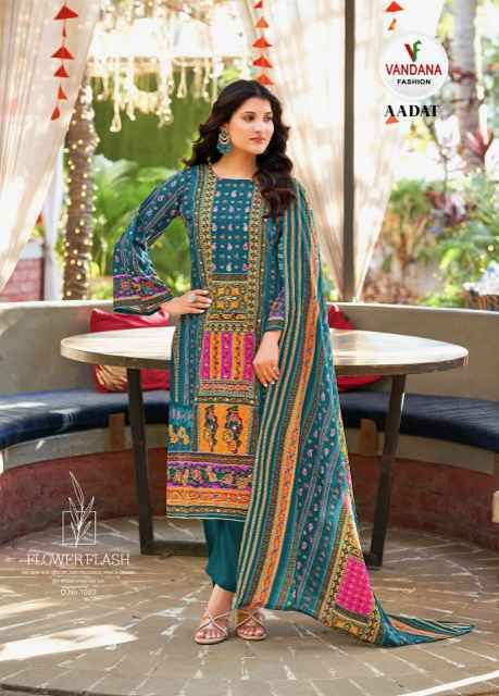Vandana Fashion Aadat Vol-1 Viscouse Rayon Dress Material (6 pcs Catalogue)