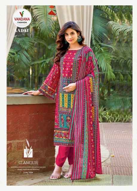 Vandana Fashion Aadat Vol-1 Viscouse Rayon Dress Material (6 pcs Catalogue)