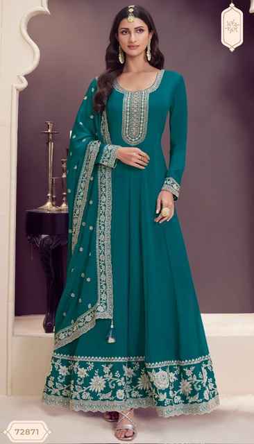 Vinay Fashion Kuleesh Blaze Chinon Dress Material (5 pcs Catalogue)