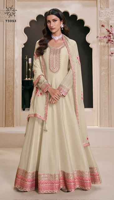 Vinay Kuleesh Naaz Moonga Silk Dress (4 pcs Catalogue)