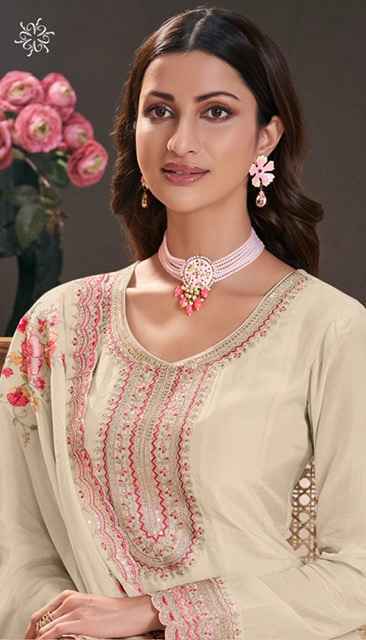 Vinay Kuleesh Naaz Moonga Silk Dress (4 pcs Catalogue)
