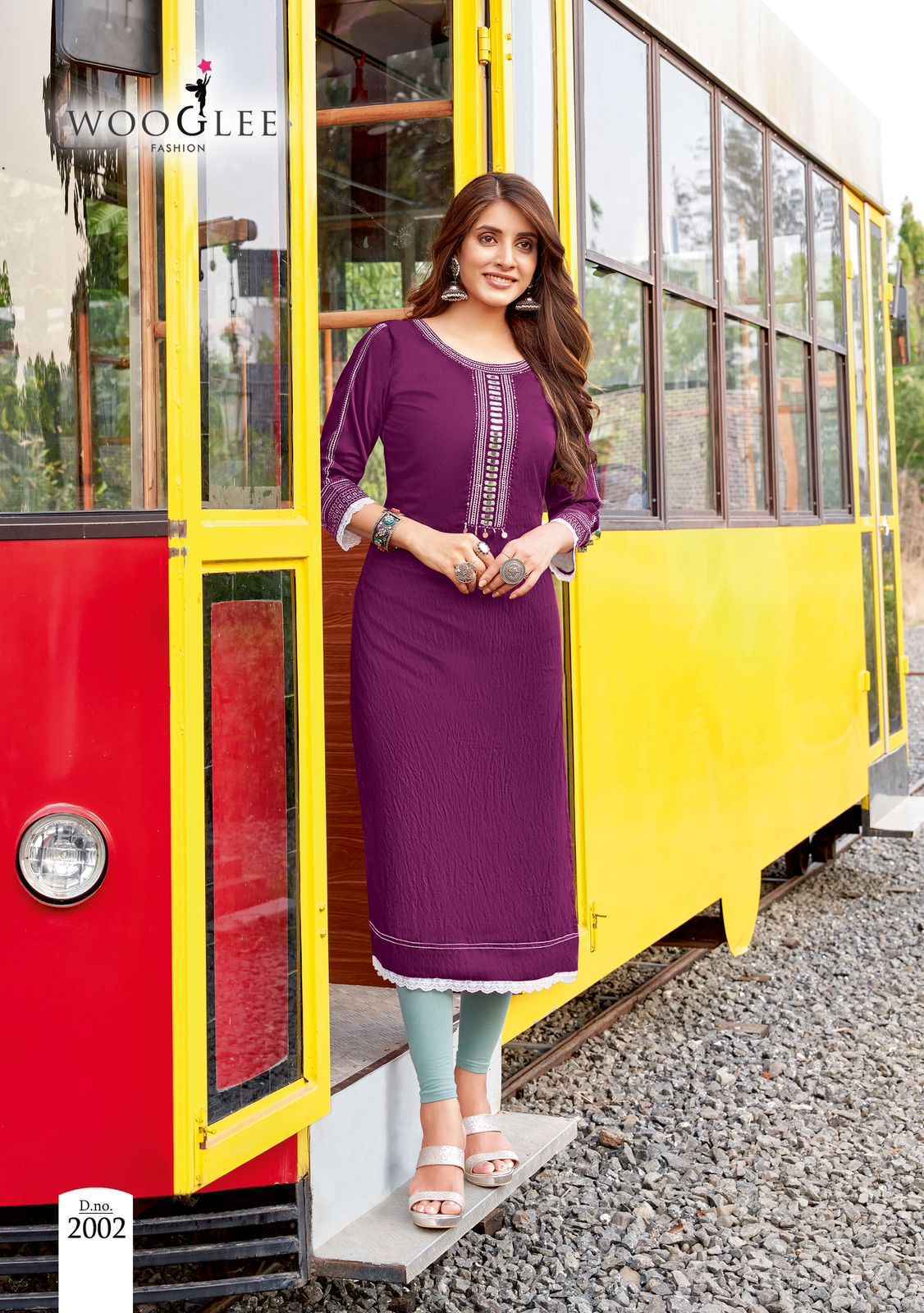 Wooglee Ananya Rayon Kurti (4 pcs Catalogue)
