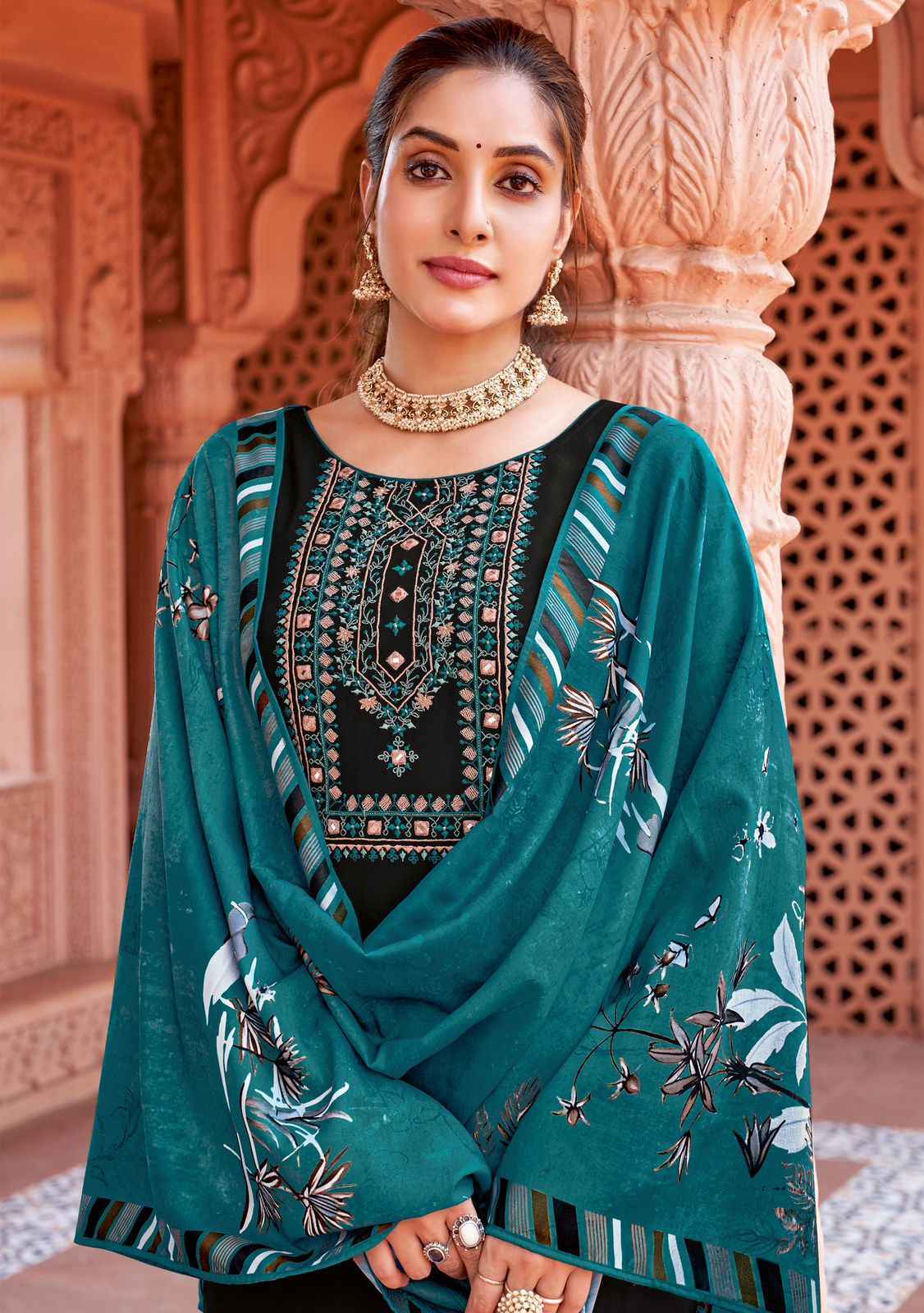 Wooglee Miraan Rayon Readymade Suit (6 pcs Catalogue)