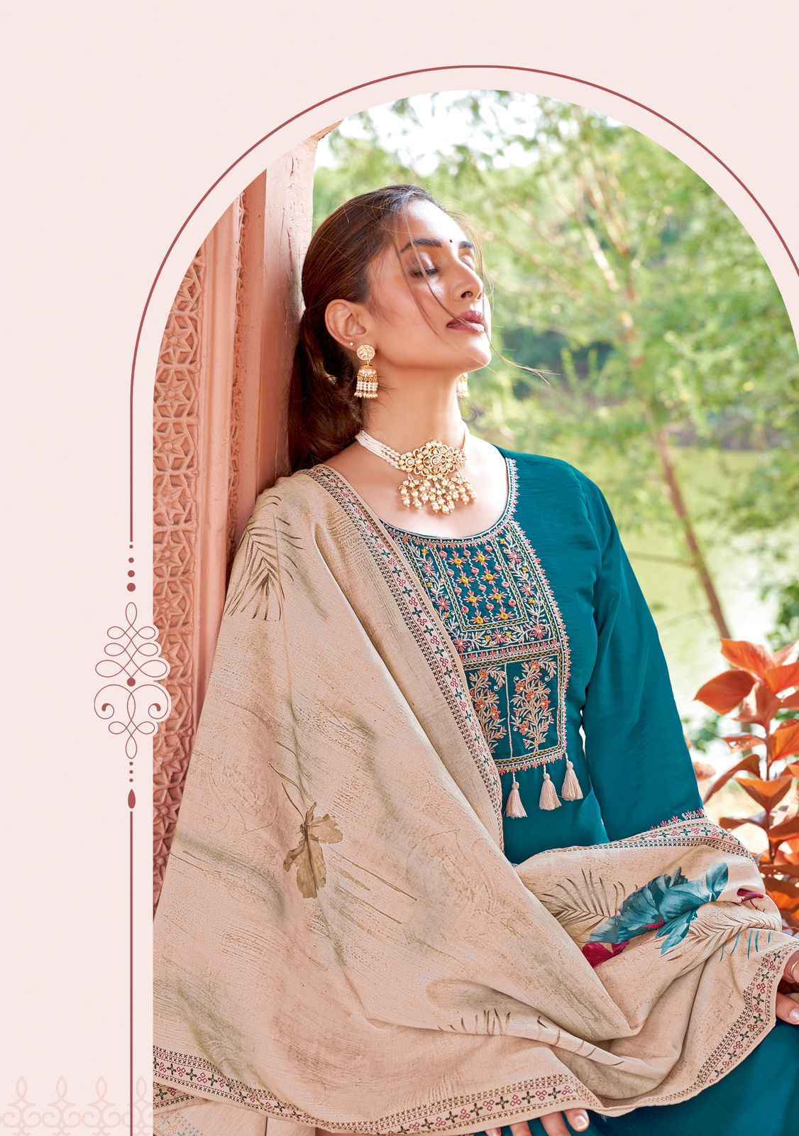 Wooglee Miraan Rayon Readymade Suit (6 pcs Catalogue)