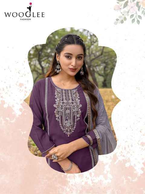Wooglee Moksha Viscouse Readymade Suit (5 pcs Catalogue)