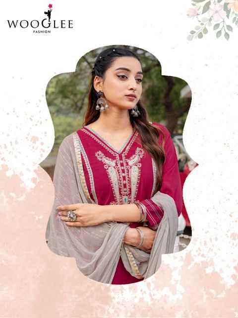 Wooglee Moksha Viscouse Readymade Suit (5 pcs Catalogue)