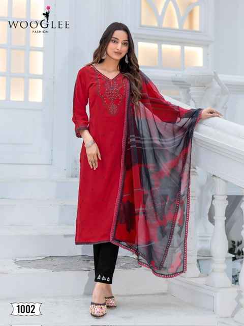 Wooglee Nirvee Modal Readymade Suit (4 pcs Catalogue)