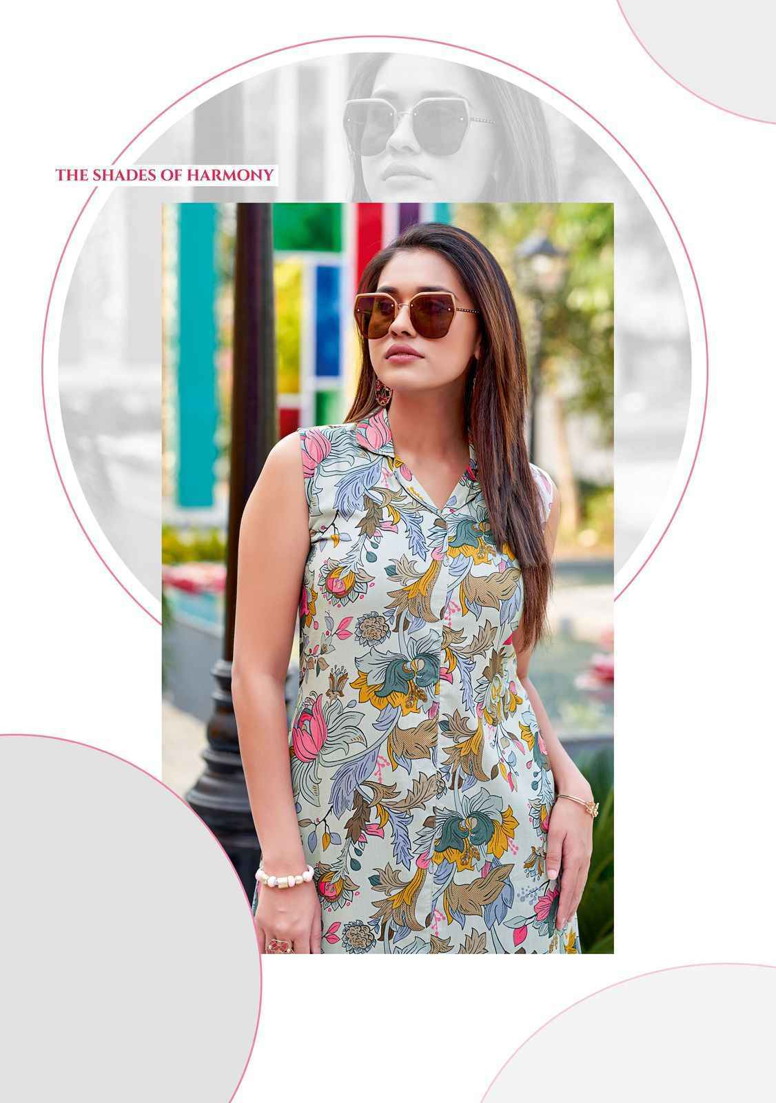 Wooglee Samiksha Rayon Kurti With Bottom (6 pcs Catalogue)