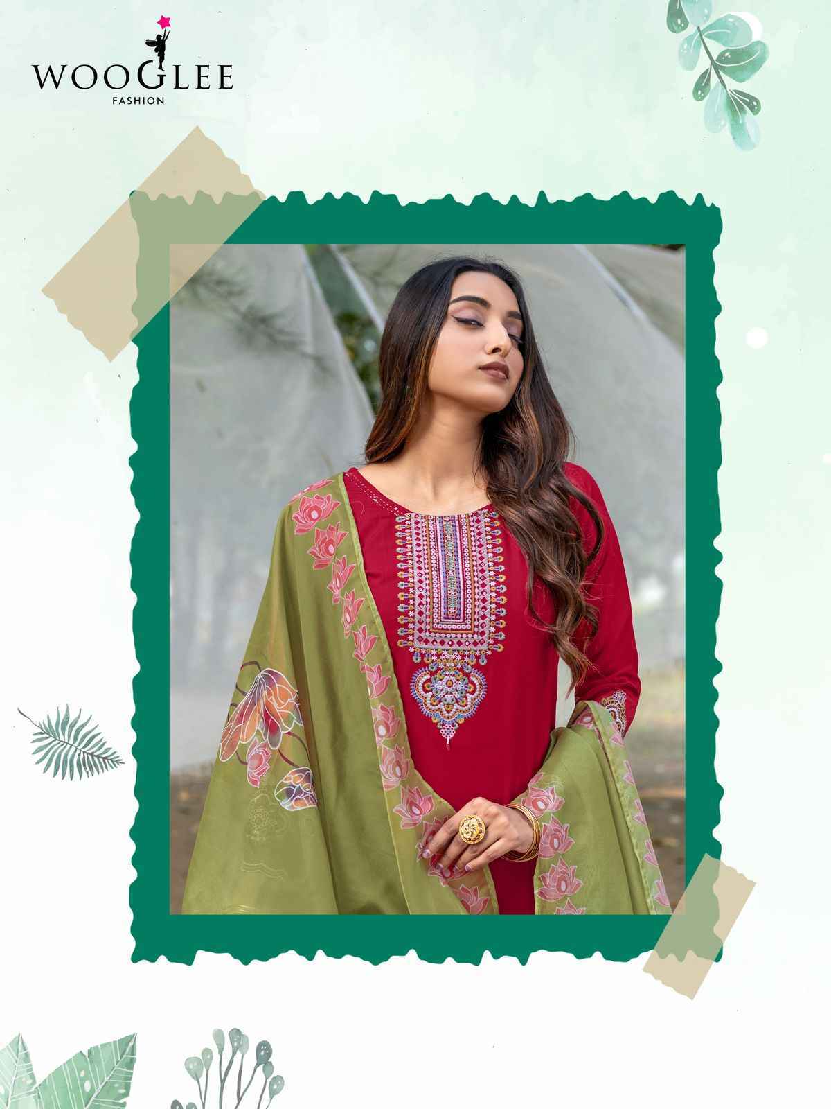 Wooglee Suhana Rayon Readymade Suit (6 pcs Catalogue)