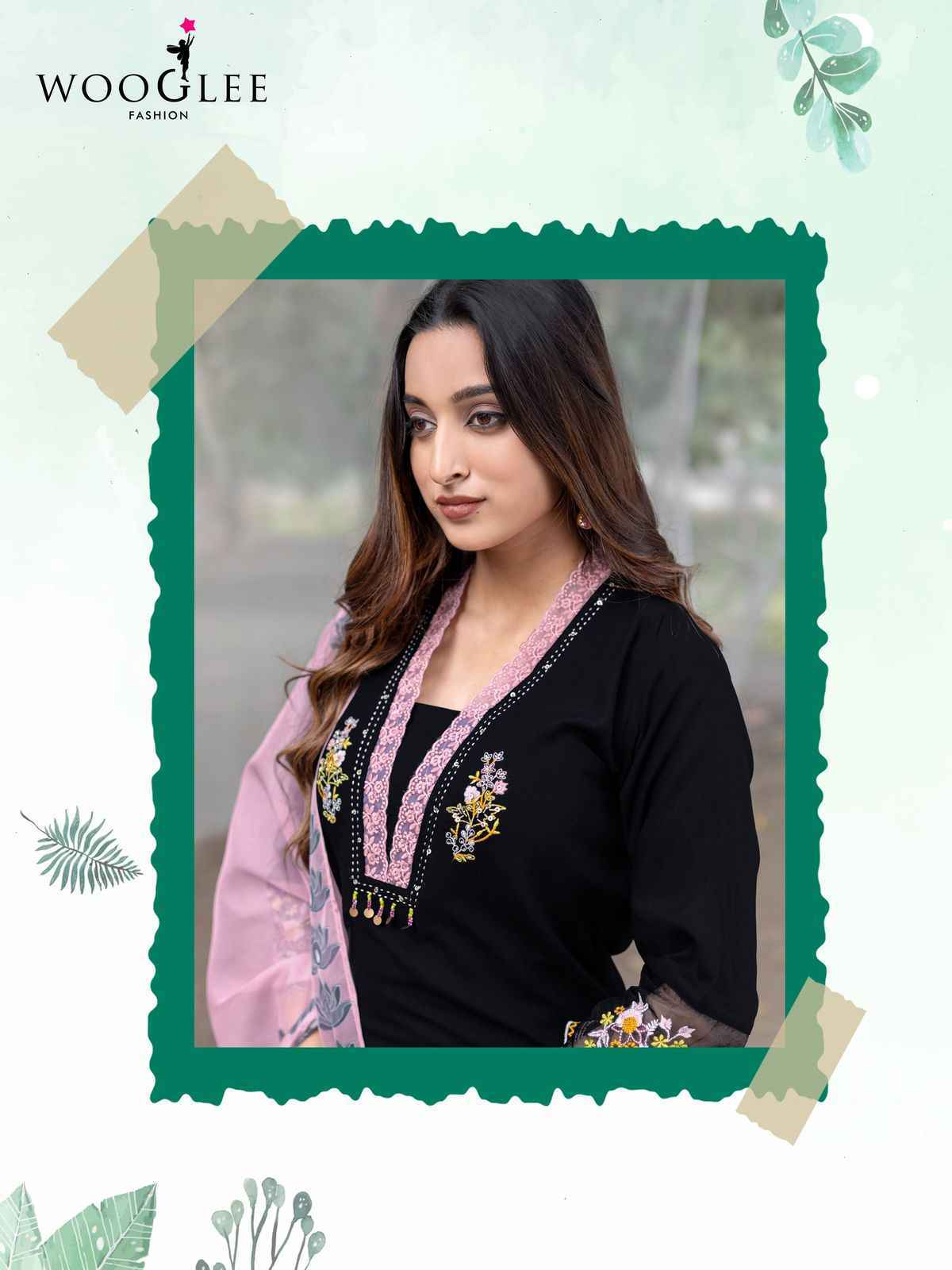 Wooglee Suhana Rayon Readymade Suit (6 pcs Catalogue)