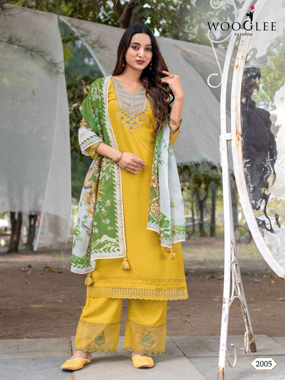 Wooglee Suhana Rayon Readymade Suit (6 pcs Catalogue)