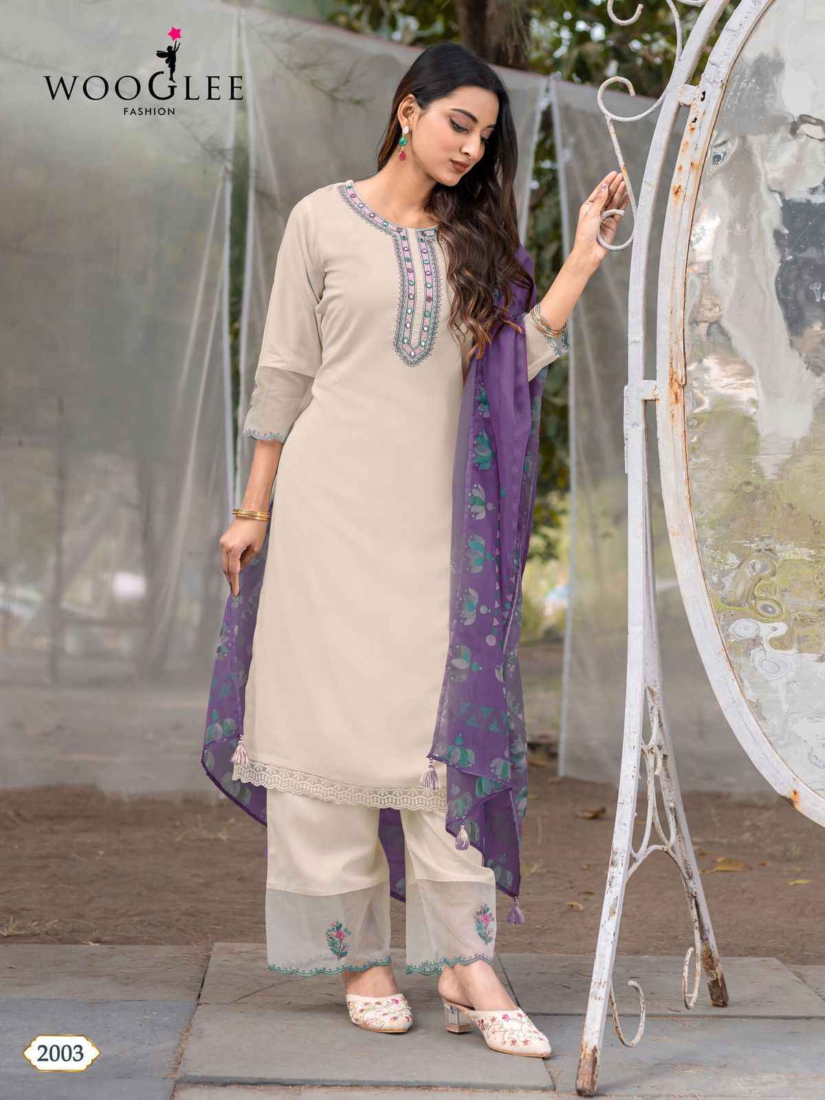 Wooglee Suhana Rayon Readymade Suit (6 pcs Catalogue)