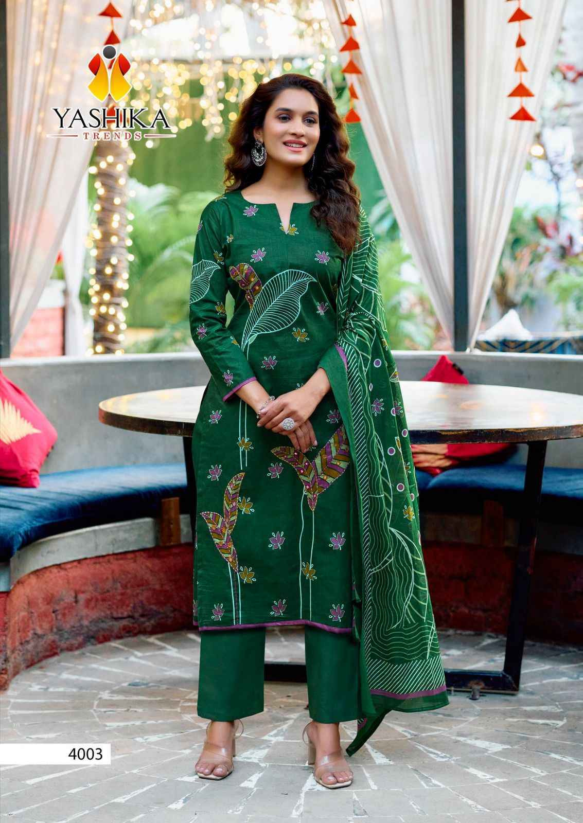 Yashika Trends Dua Vol-4 Cotton Dress Material (8 pcs Catalogue)