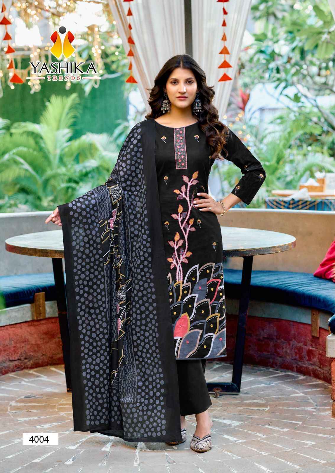 Yashika Trends Dua Vol-4 Cotton Dress Material (8 pcs Catalogue)