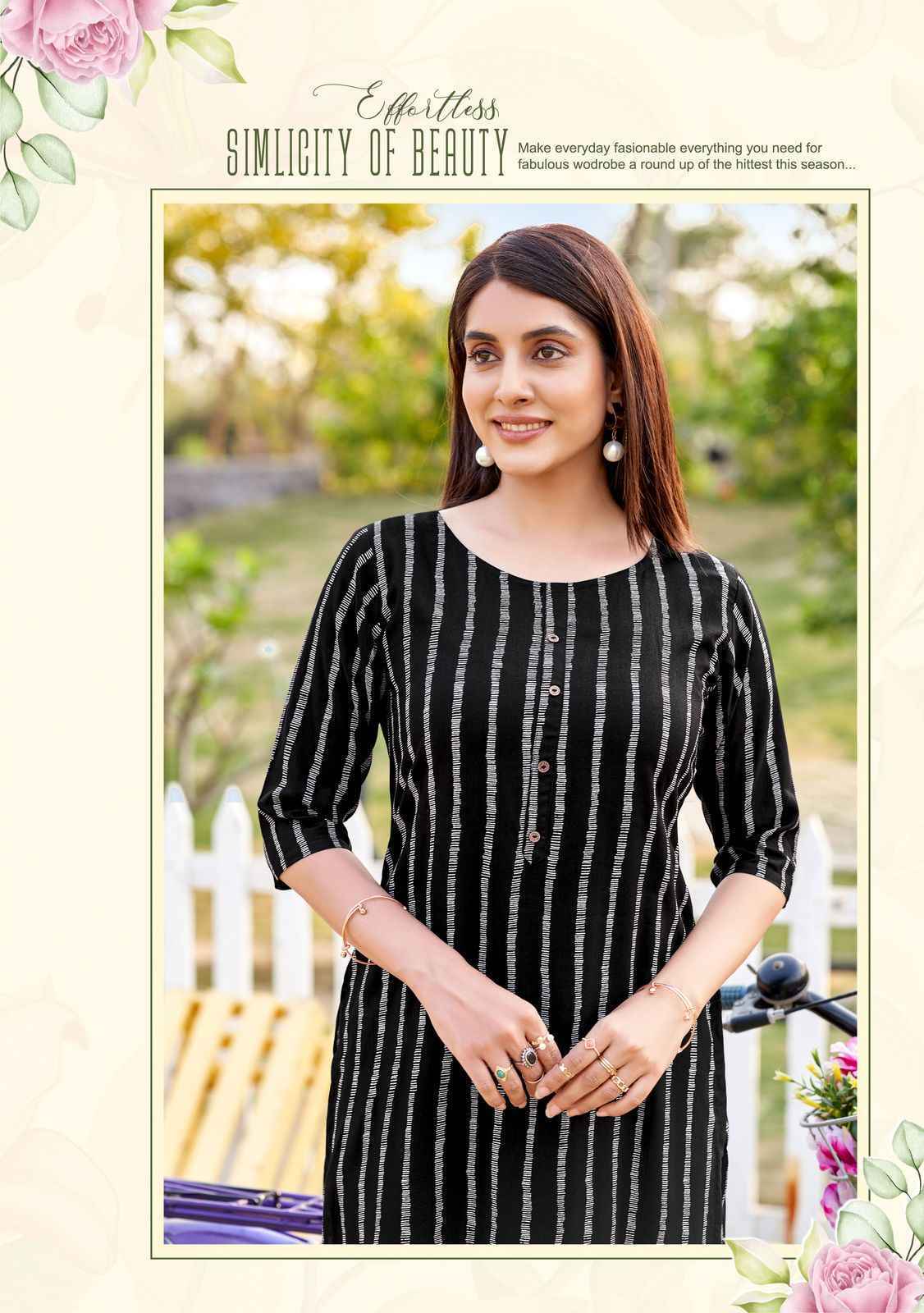 Zoori Akshara Vol-30 Rayon Kurti (6 pcs Catalogue)