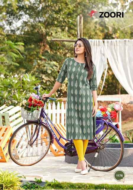 Zoori Akshara Vol-30 Rayon Kurti (6 pcs Catalogue)