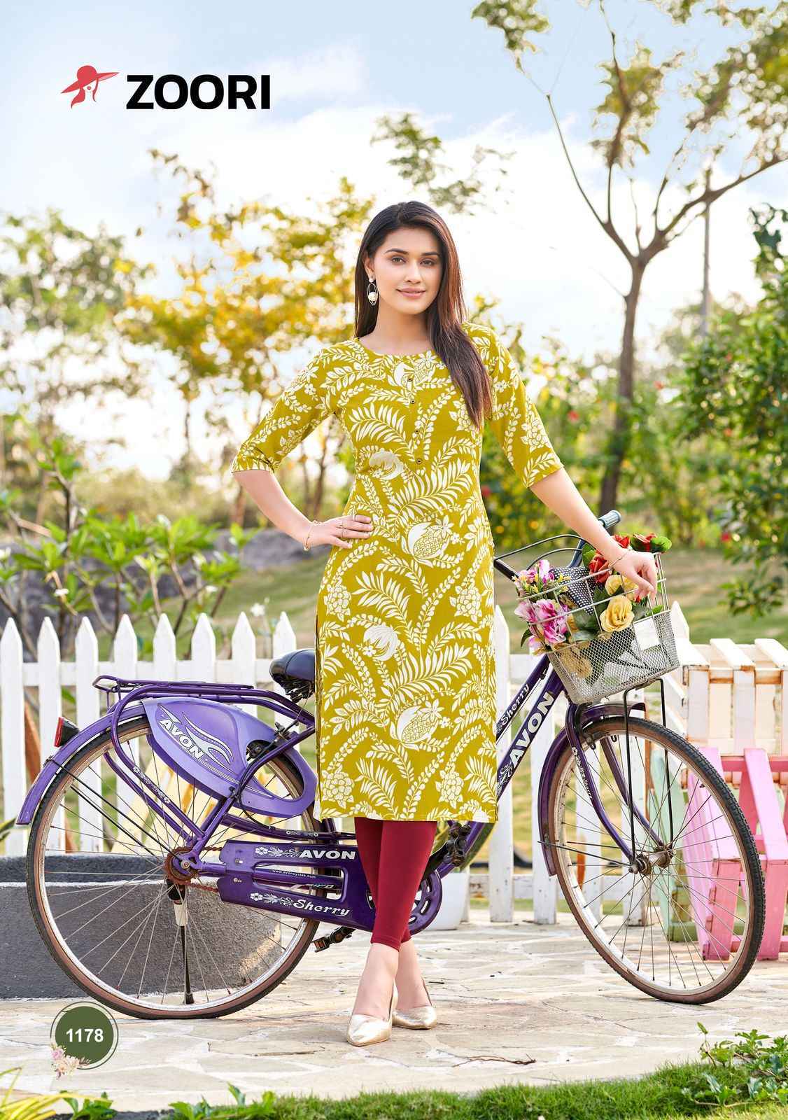 Zoori Akshara Vol-30 Rayon Kurti (6 pcs Catalogue)
