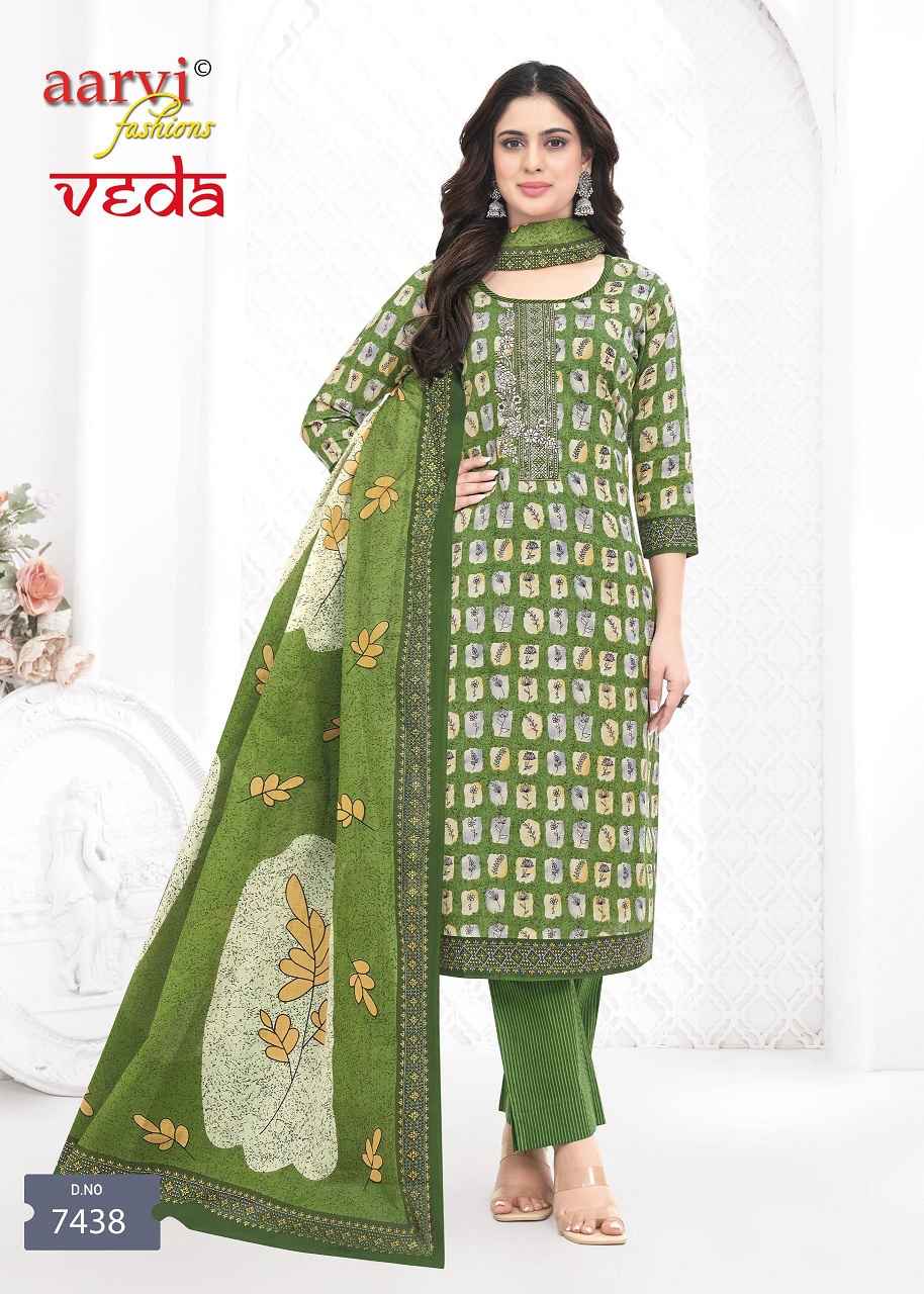 Aarvi Fashion Veda Vol 1 Cotton Kurti Combo 12 pcs Catalogue