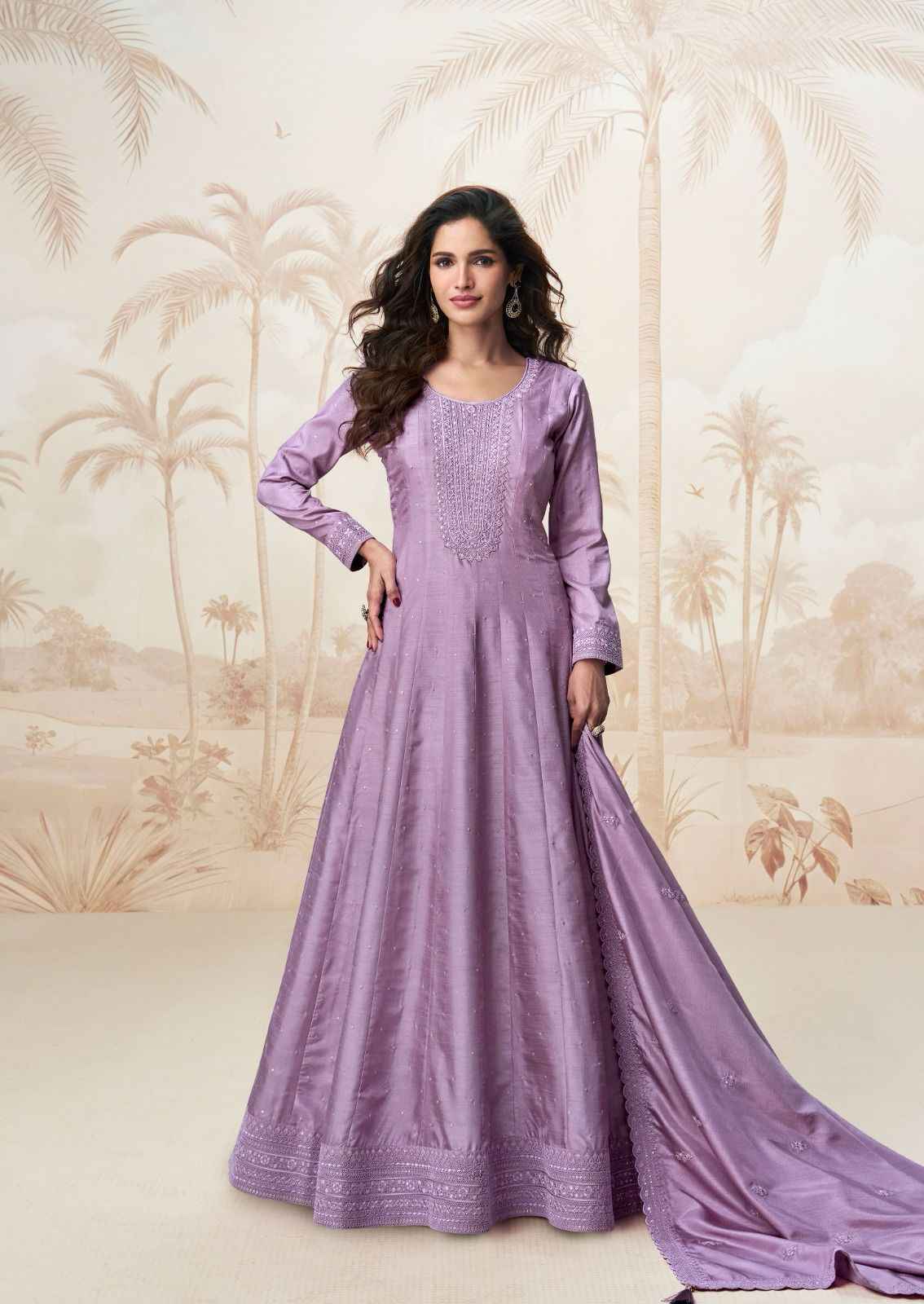 Aashirwad Creation Raagini Readymade Silk Dress 5 pcs Catalogue