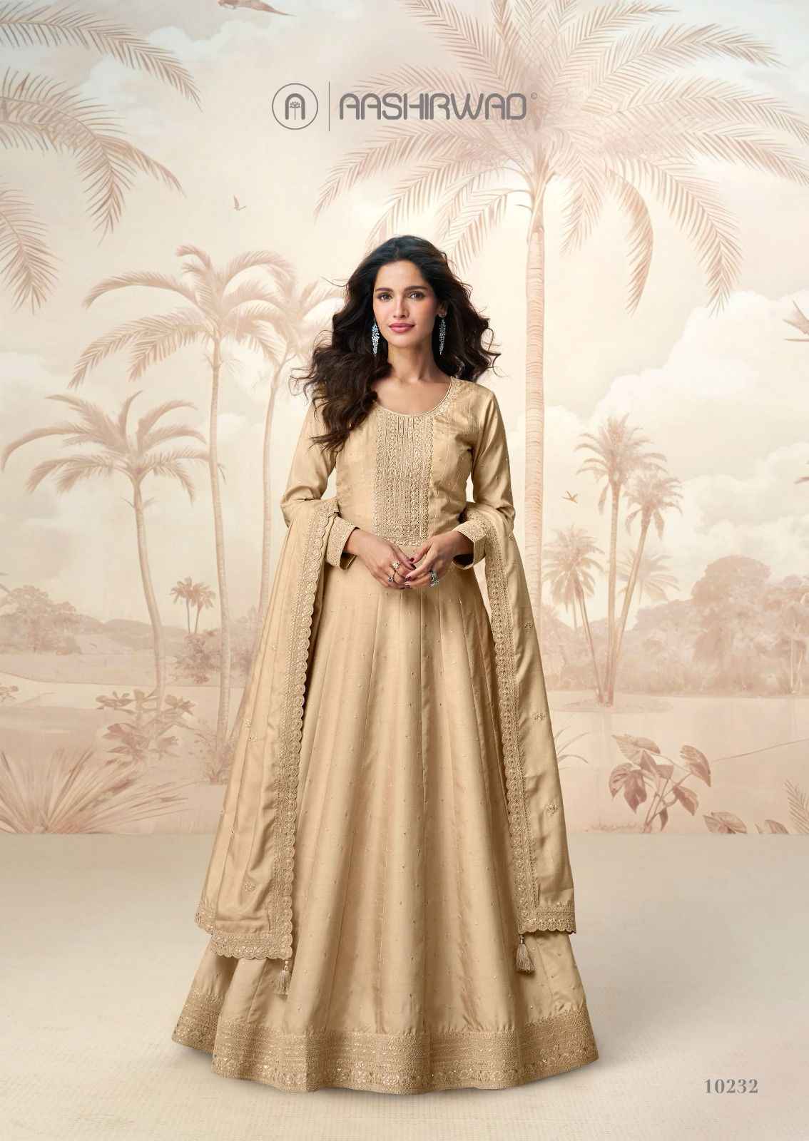 Aashirwad Creation Raagini Readymade Silk Dress 5 pcs Catalogue