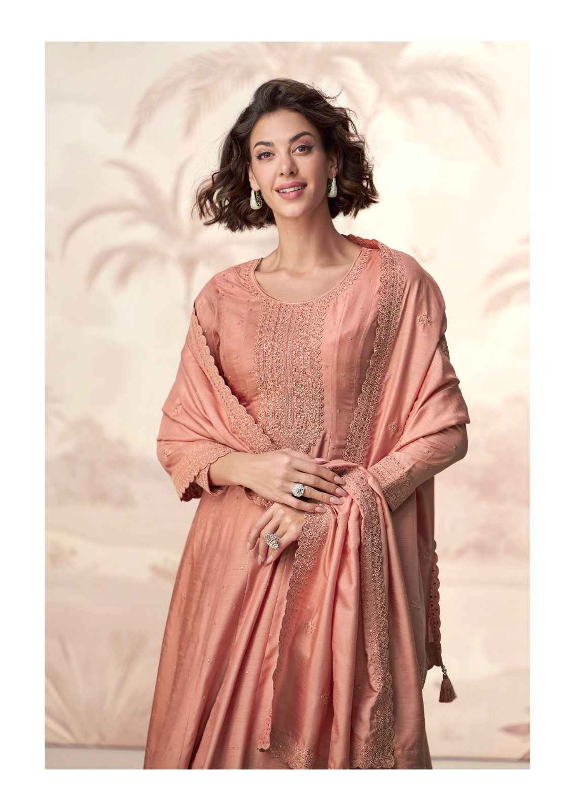 Aashirwad Creation Raagini Readymade Silk Dress 5 pcs Catalogue