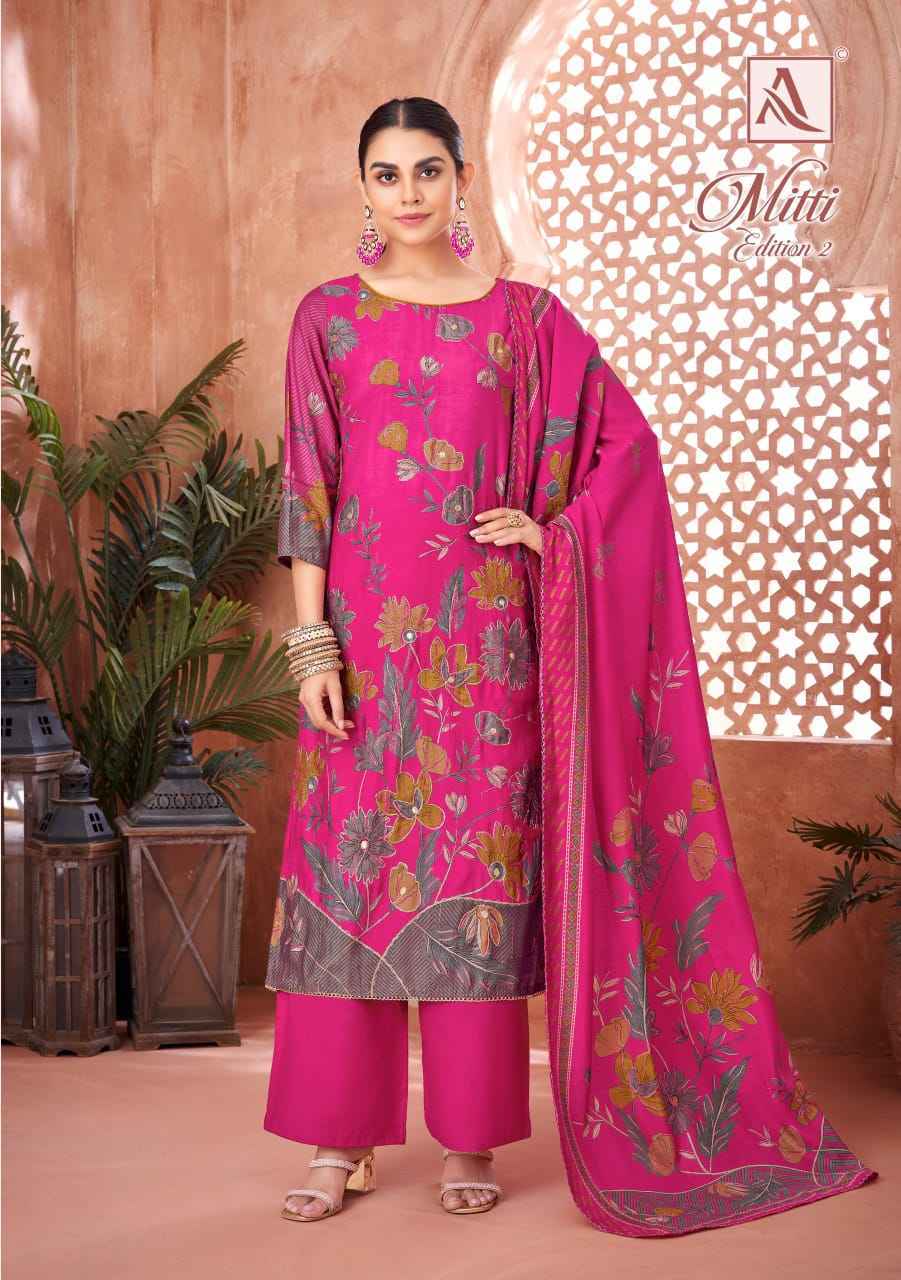 Alok Mitti Edition 2 Mudaal Dress Material 6 pcs Catalogue