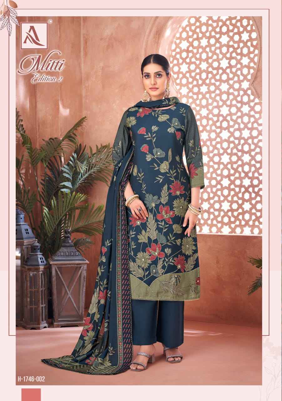 Alok Mitti Edition 2 Mudaal Dress Material 6 pcs Catalogue