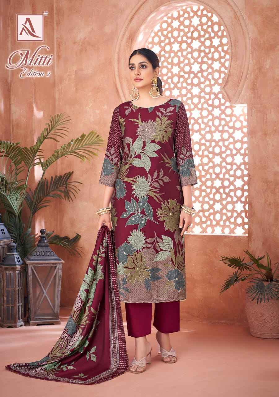 Alok Mitti Edition 2 Mudaal Dress Material 6 pcs Catalogue