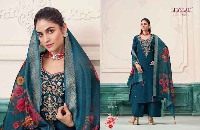 Anju Fabrics Golden Meadows Vol 4 Musline Kurti Combo 6 pcs Catalogue