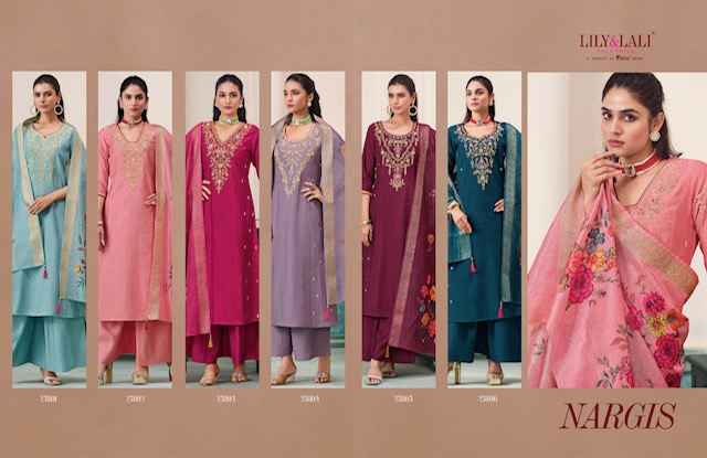 Anju Fabrics Golden Meadows Vol 4 Musline Kurti Combo 6 pcs Catalogue