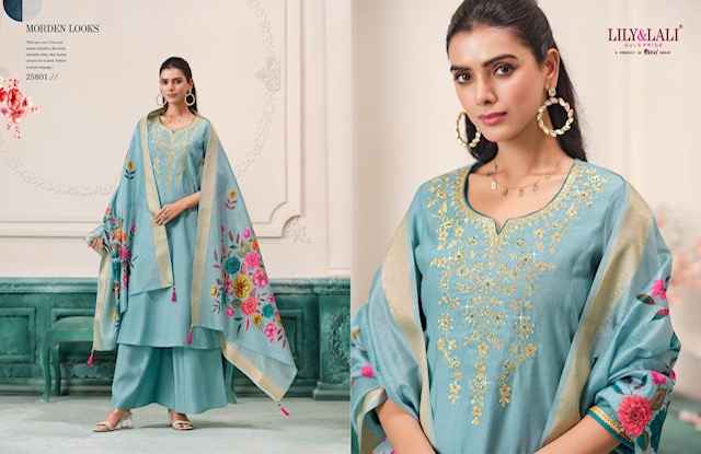 Anju Fabrics Golden Meadows Vol 4 Musline Kurti Combo 6 pcs Catalogue