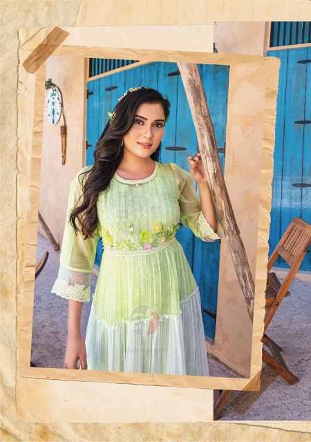 Anju Fabrics Status Vol-2 Georgette Kurti (6 pcs Catalogue)