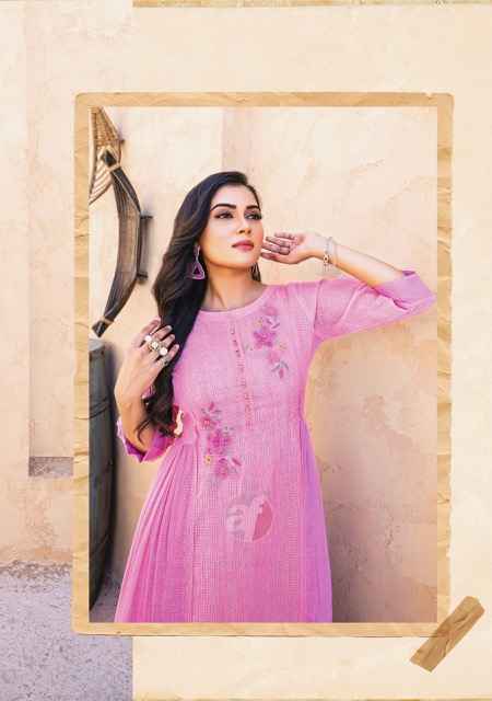Anju Fabrics Status Vol-2 Georgette Kurti (6 pcs Catalogue)