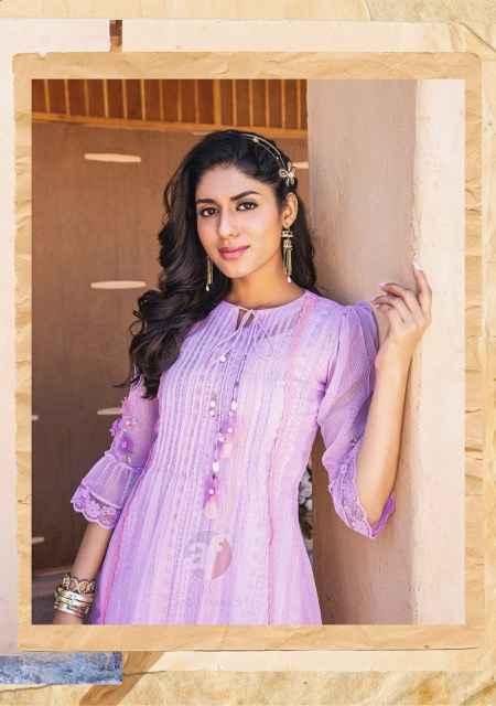 Anju Fabrics Status Vol-2 Georgette Kurti (6 pcs Catalogue)