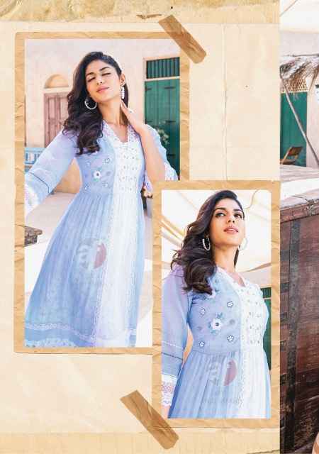 Anju Fabrics Status Vol-2 Georgette Kurti (6 pcs Catalogue)
