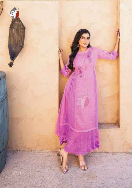 Anju Fabrics Status Vol-2 Georgette Kurti (6 pcs Catalogue)