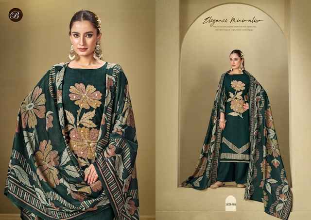 Belliza Manzil Viscouse Rayon Dress Material 6 pcs Catalogue