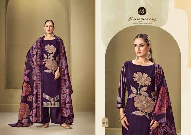 Belliza Manzil Viscouse Rayon Dress Material 6 pcs Catalogue