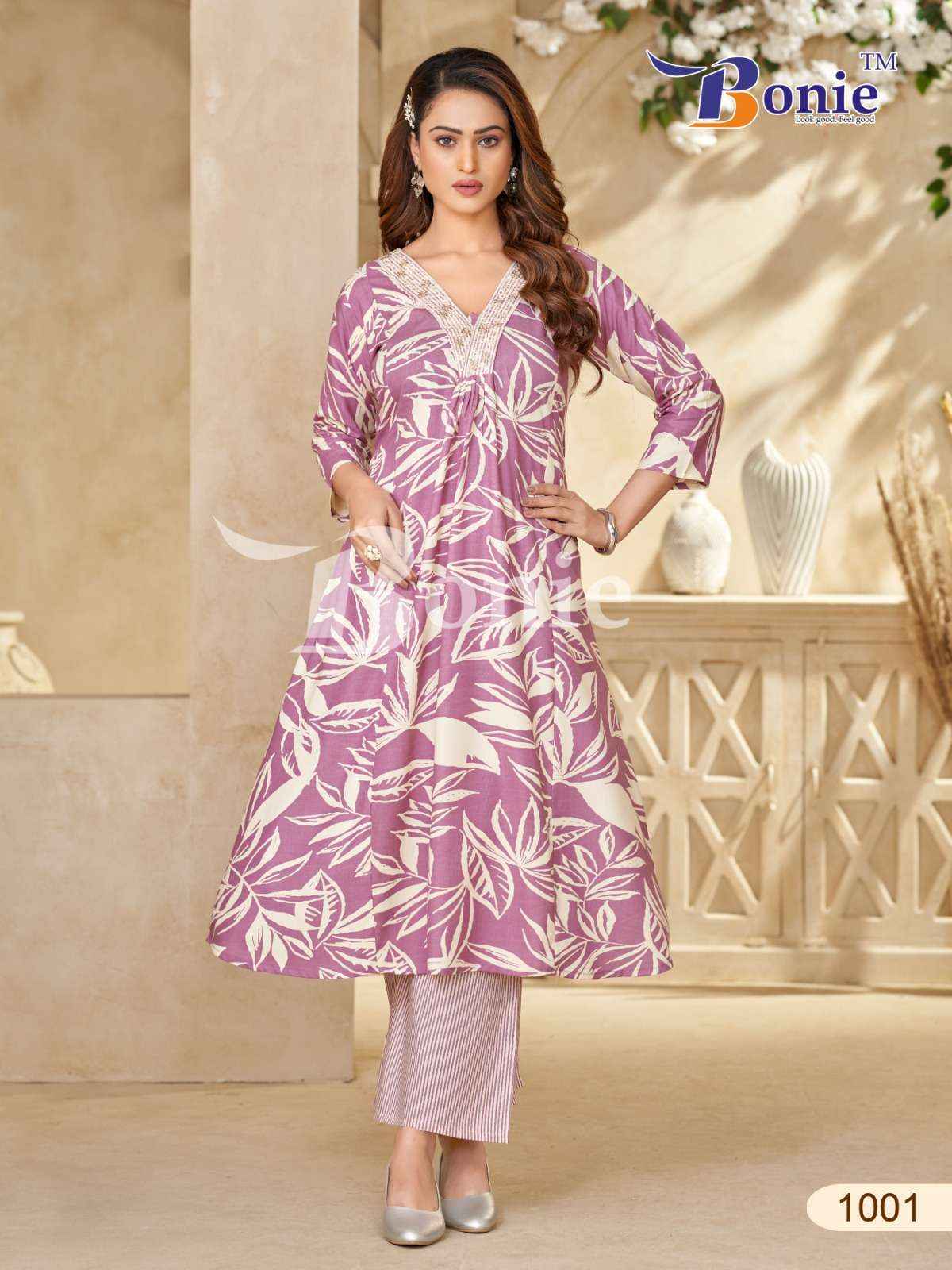 Bonie Rutvi Vol 1 Fancy Kurti Combo 7 pcs Catalogue