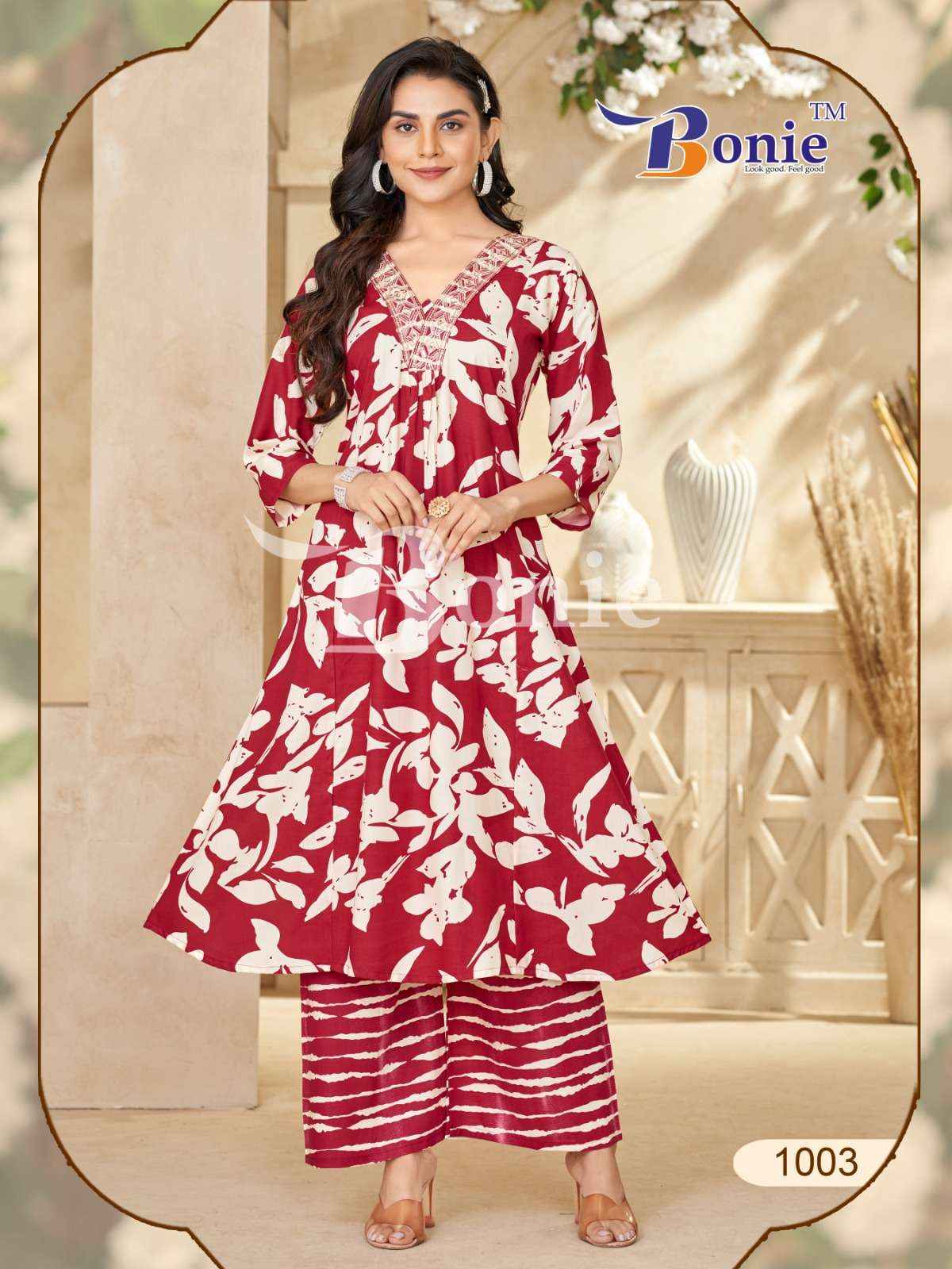 Bonie Rutvi Vol 1 Fancy Kurti Combo 7 pcs Catalogue