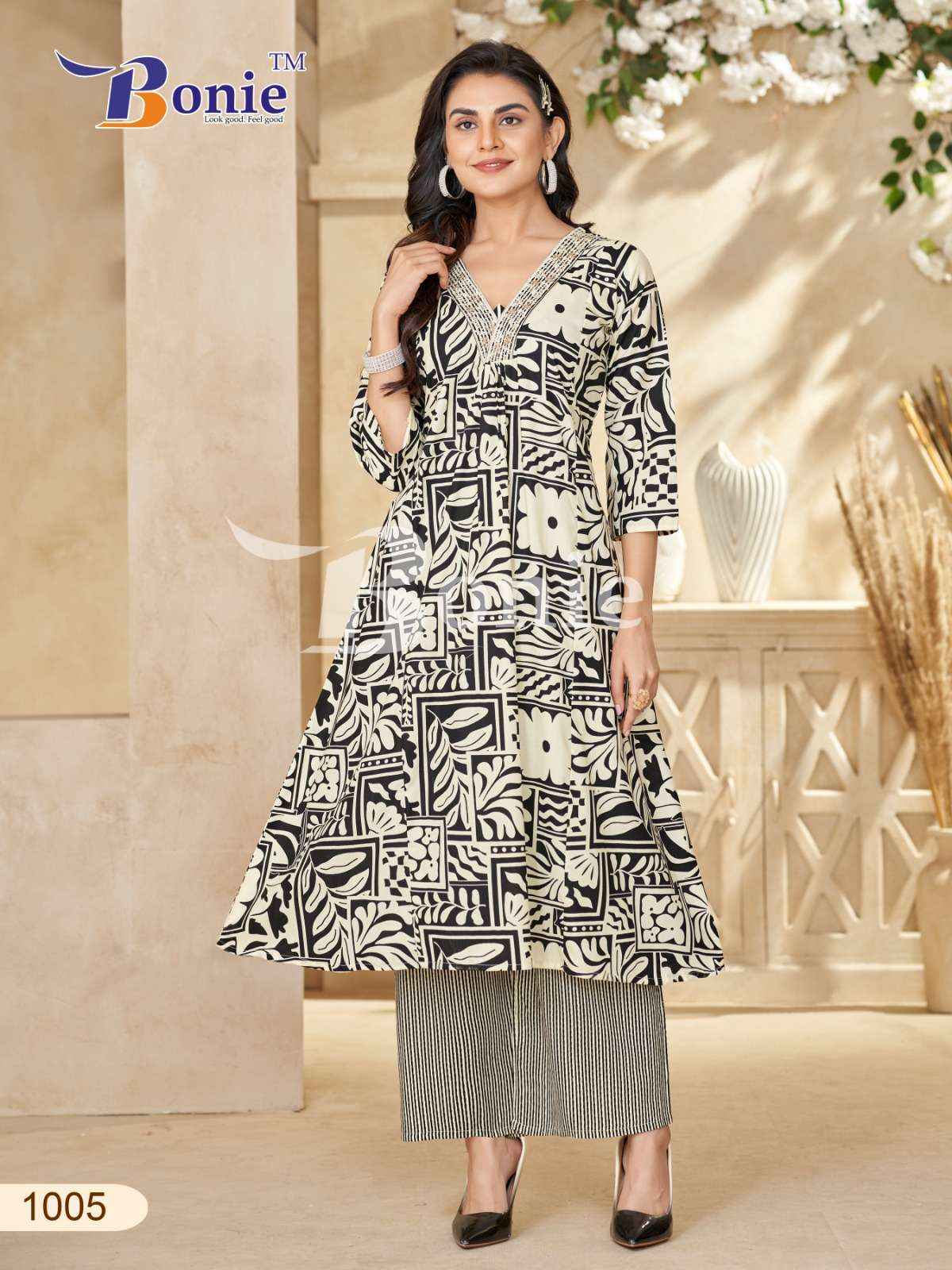 Bonie Rutvi Vol 1 Fancy Kurti Combo 7 pcs Catalogue