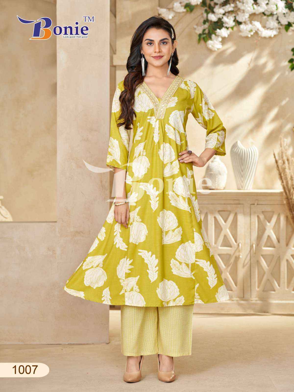 Bonie Rutvi Vol 1 Fancy Kurti Combo 7 pcs Catalogue